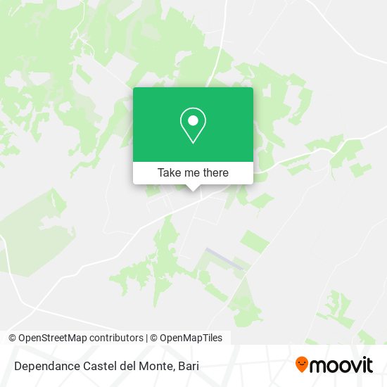 Dependance Castel del Monte map