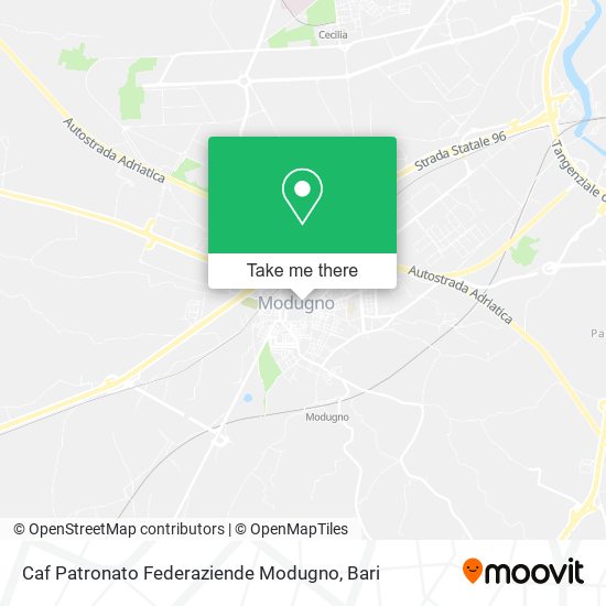 Caf Patronato Federaziende Modugno map