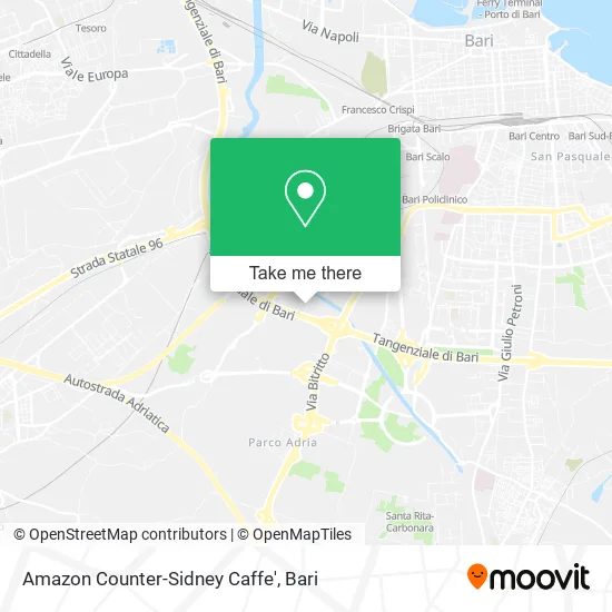 Amazon Counter-Sidney Cafe map