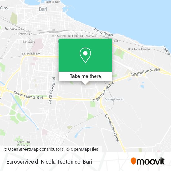 Euroservice di Nicola Teotonico map