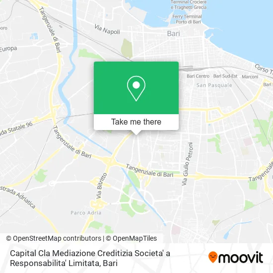 Capital Cla Mediazione Creditizia Societa' a Responsabilita' Limitata map