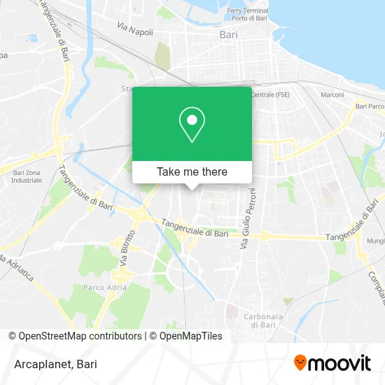 Arcaplanet map