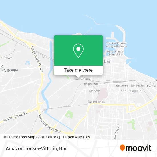 Amazon Locker-Vittorio map