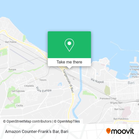 Amazon Counter-Frank's Bar map