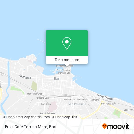 Frizz Café Torre a Mare map