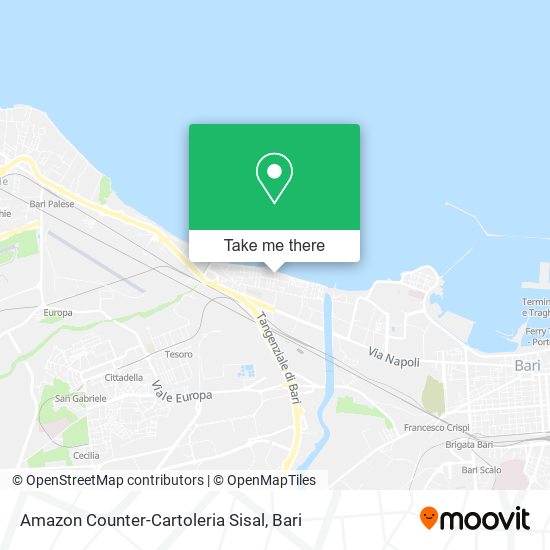 Amazon Counter-Cartoleria Sisal map