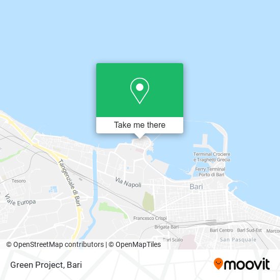 Green Project map