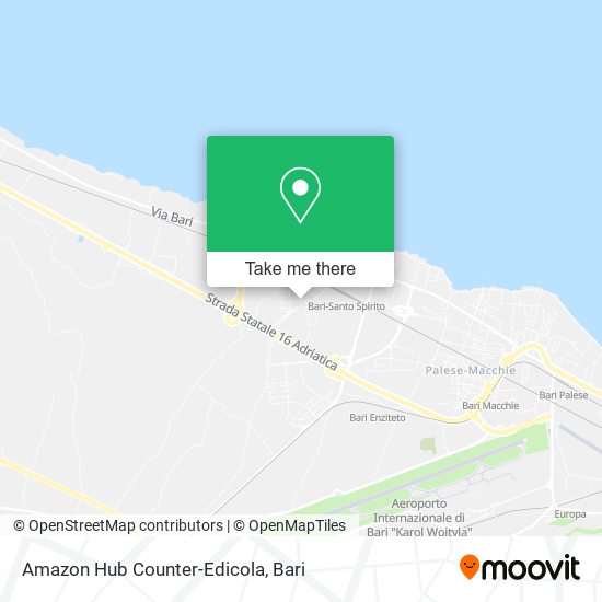 Amazon Hub Counter-Edicola map