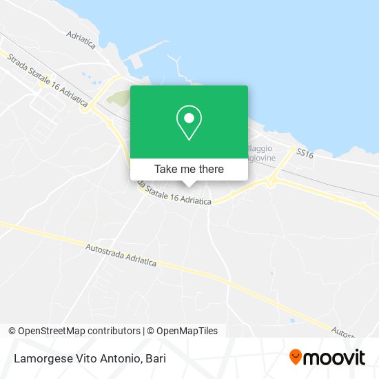 Lamorgese Vito Antonio map