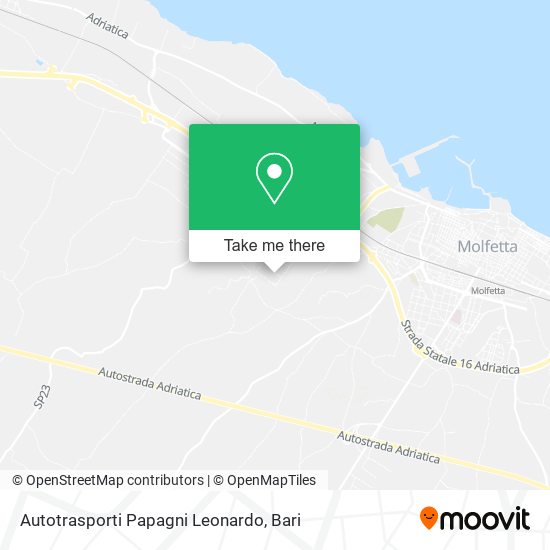 Autotrasporti Papagni Leonardo map