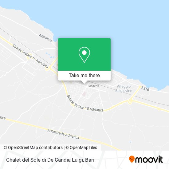 Chalet del Sole di De Candia Luigi map