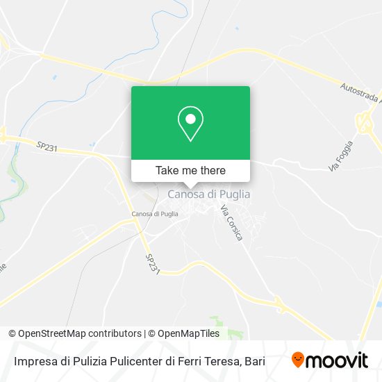 Impresa di Pulizia Pulicenter di Ferri Teresa map