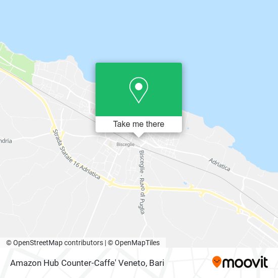 Amazon Hub Counter-Caffe' Veneto map