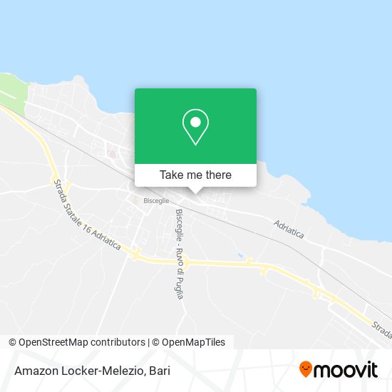 Amazon Locker-Melezio map