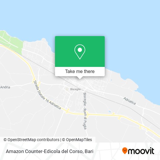 Amazon Counter-Edicola del Corso map