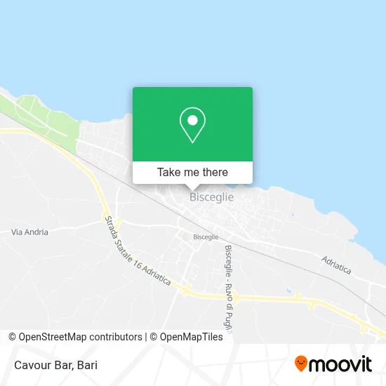 Cavour Bar map