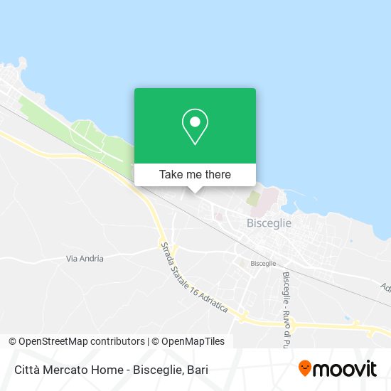 Città Mercato Home - Bisceglie map