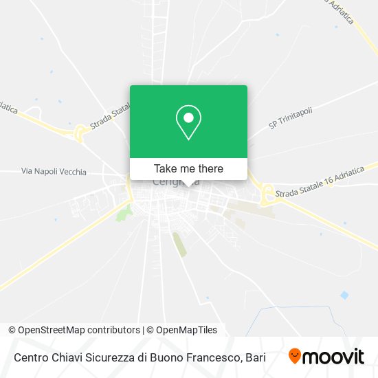 Centro Chiavi Sicurezza di Buono Francesco map