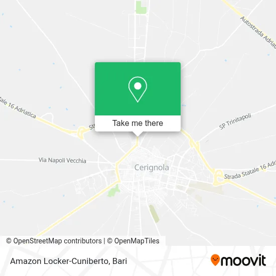 Amazon Locker-Cuniberto map