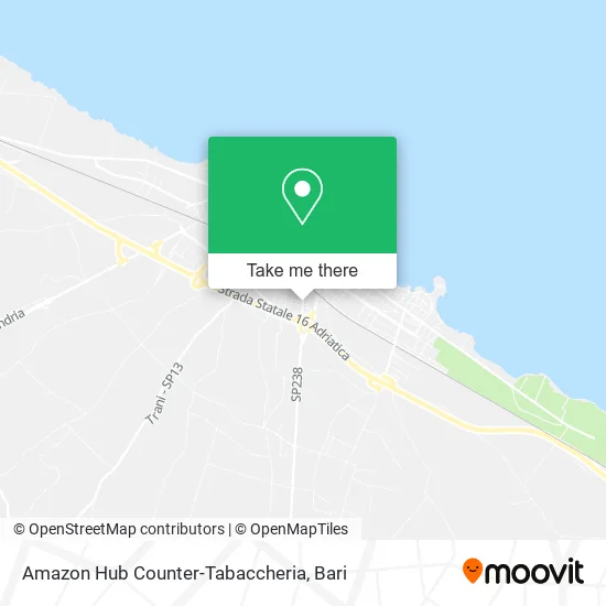 Amazon Hub Counter-Tabaccheria map
