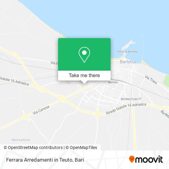 Ferrara Arredamenti in Teuto map