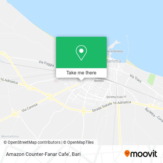 Amazon Counter-Fanar Cafe' map
