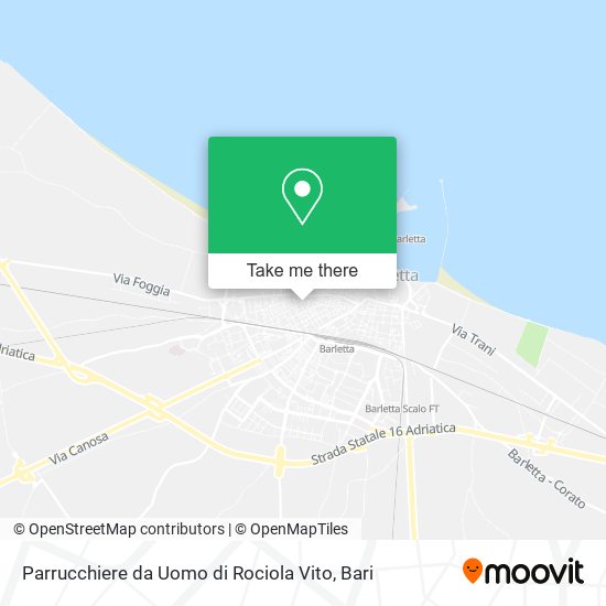 Parrucchiere da Uomo di Rociola Vito map