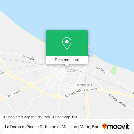 La Dama di Picche Diffusion di Maiellaro Mario map