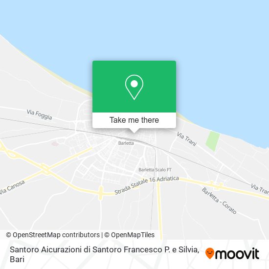 Santoro Aicurazioni di Santoro Francesco P. e Silvia map