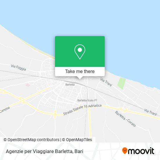 Agenzie per Viaggiare Barletta map