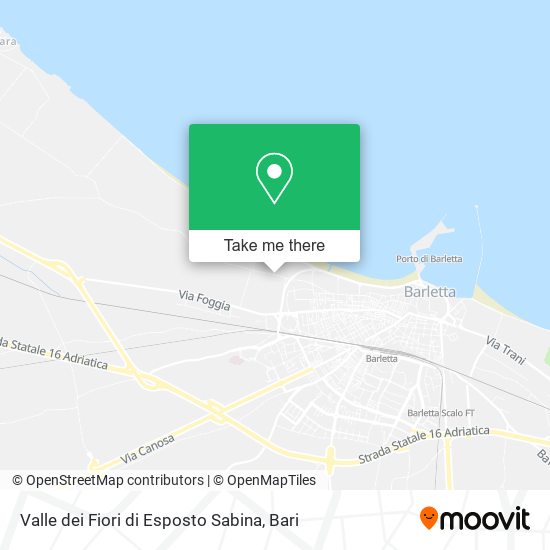 Valle dei Fiori di Esposto Sabina map