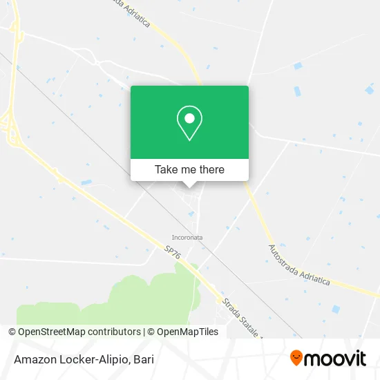 Amazon Locker-Alipio map