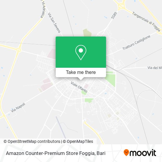 Amazon Counter-Premium Store Foggia map