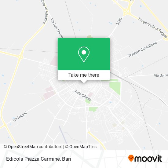 Edicola Piazza Carmine map