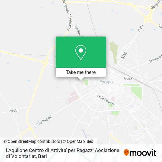 L'Aquilone Centro di Attivita' per Ragazzi Aociazione di Volontariat map