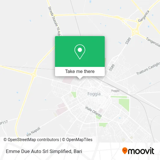 Emme Due Auto Srl Simplified map