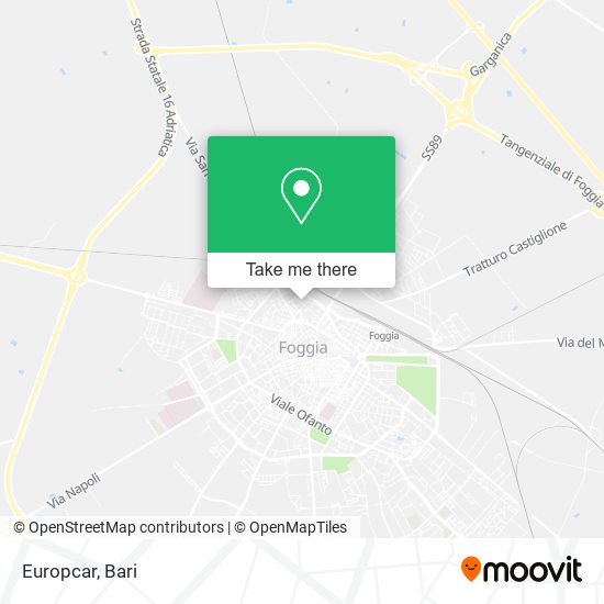 Europcar map