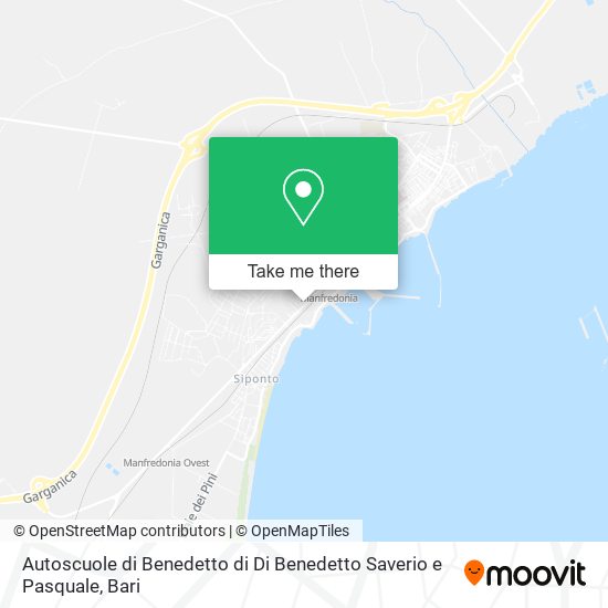 Autoscuole di Benedetto di Di Benedetto Saverio e Pasquale map