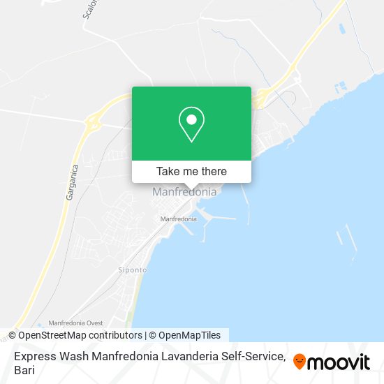 Express Wash Manfredonia Lavanderia Self-Service map