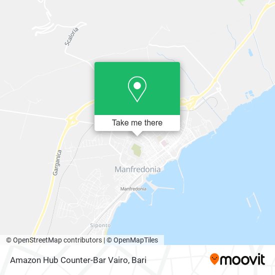 Amazon Hub Counter-Bar Vairo map