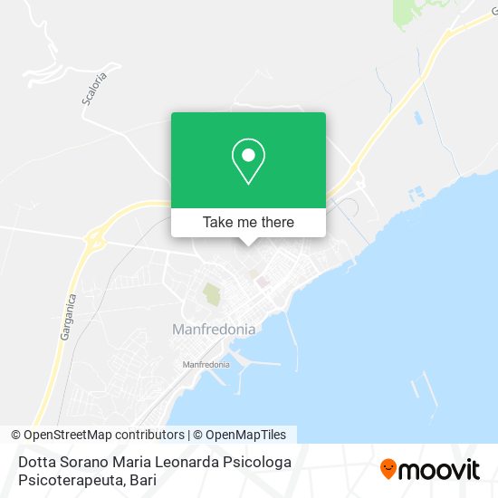 Dotta Sorano Maria Leonarda Psicologa Psicoterapeuta map