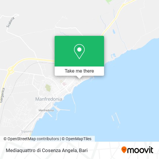 Mediaquattro di Cosenza Angela map