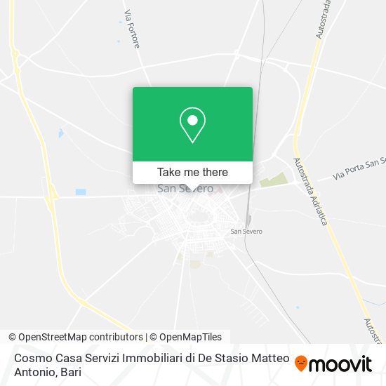 Cosmo Casa Servizi Immobiliari di De Stasio Matteo Antonio map