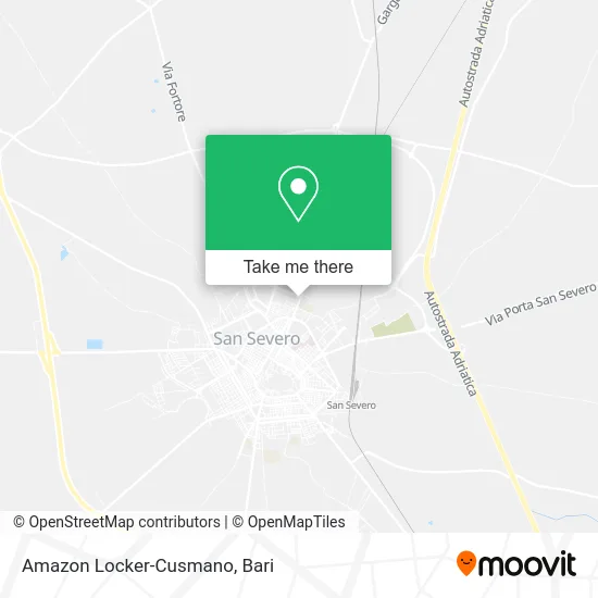 Amazon Locker-Cusmano map