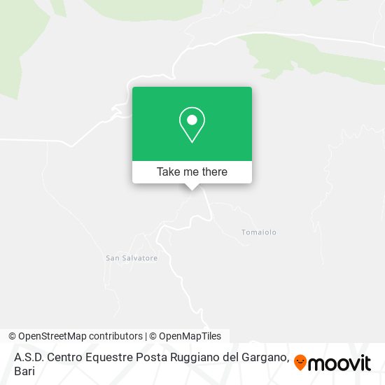 A.S.D. Centro Equestre Posta Ruggiano del Gargano map