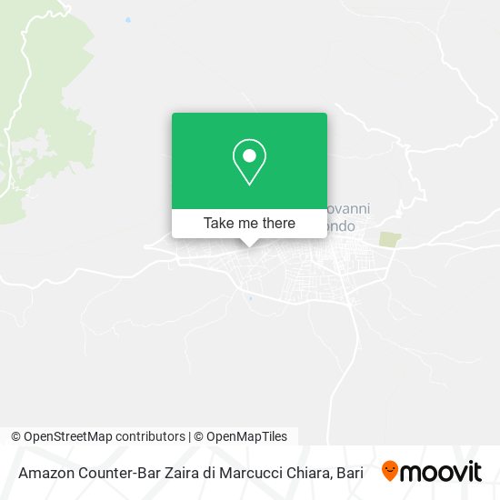 Amazon Counter-Bar Zaira di Marcucci Chiara map