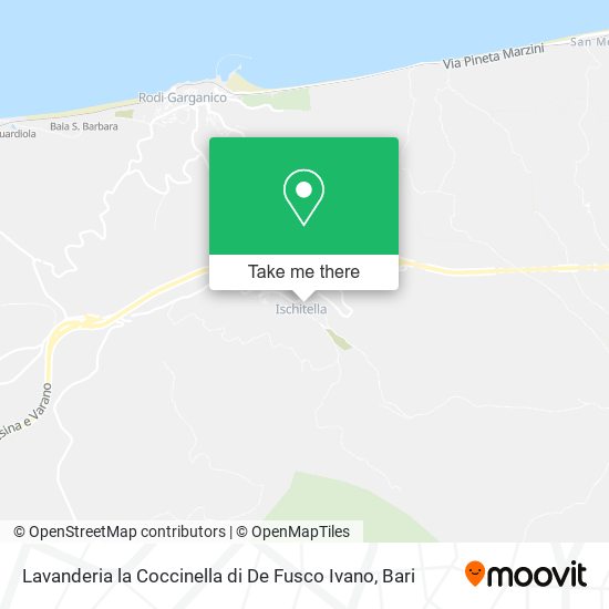 Lavanderia la Coccinella di De Fusco Ivano map