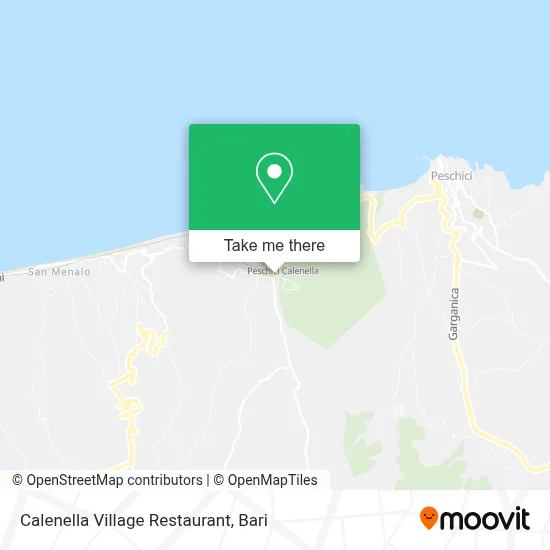 Calenella Village Restaurant map
