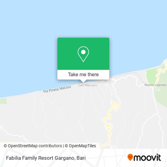 Fabilia Family Resort Gargano map