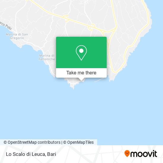 Lo Scalo di Leuca map